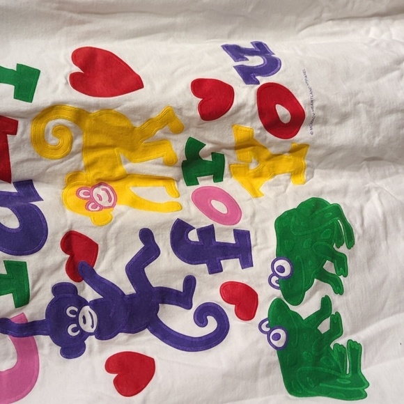 MCMXCV Heartland Apparel V-Day USA Crazy For You Cat Dog Frog Shirt Vtg y2k - Picture 4 of 9